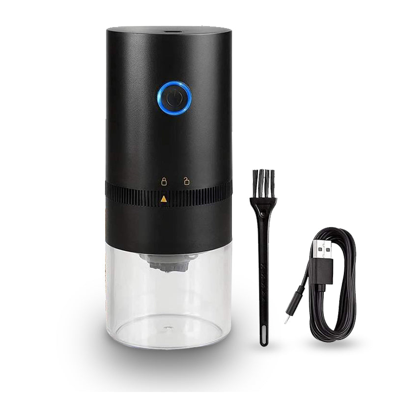 Portable Electric Coffee Grinder with USB Type-C Charging & Ceramic Burr